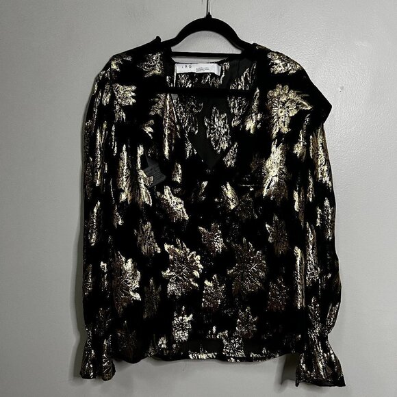 IRO Blouse 70% Viscose, 30% Lurex Size 10 - Picture 1 of 7